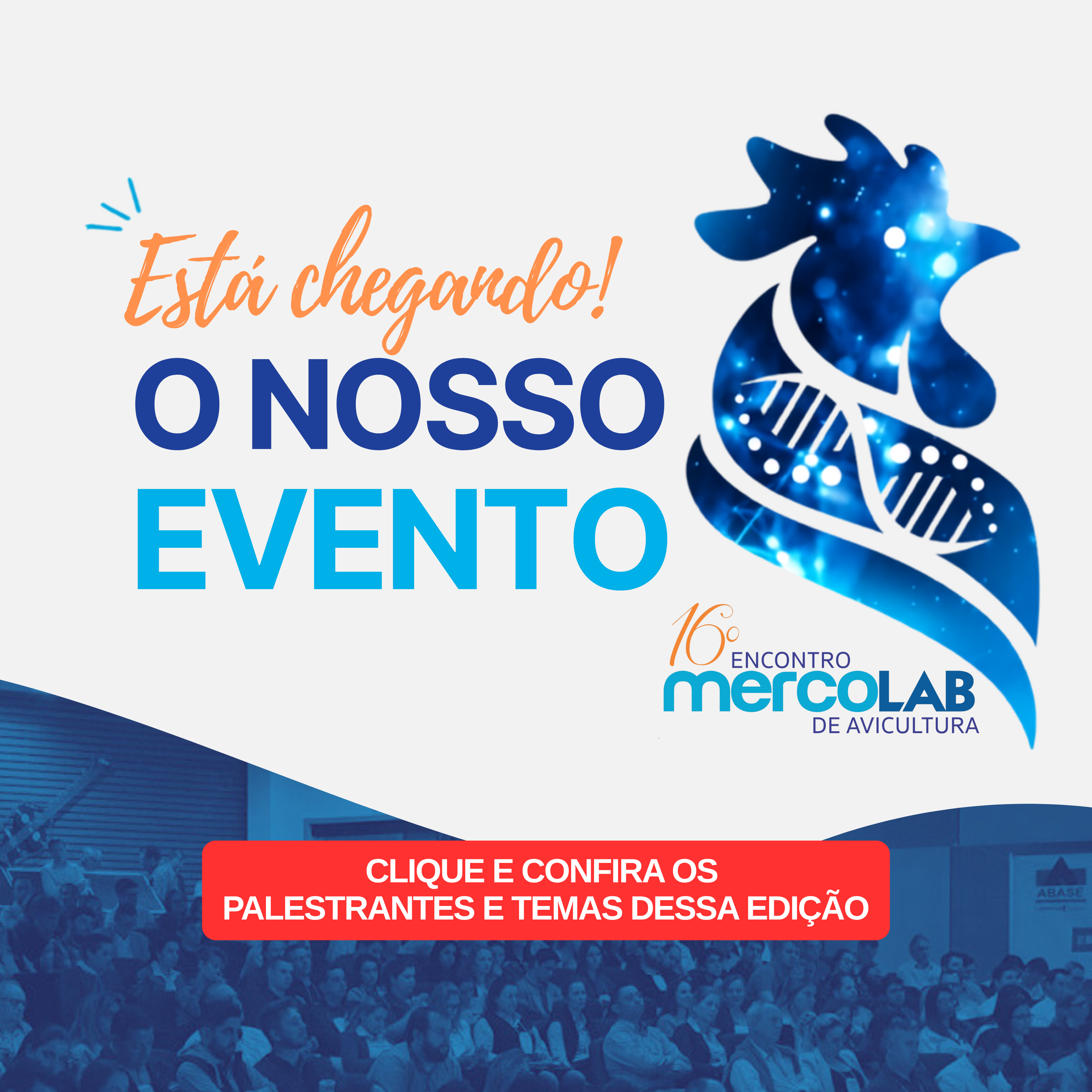 16º Encontro MercoLab de Avicultura vem aí: Confira os palestrantes e temas dessa edição