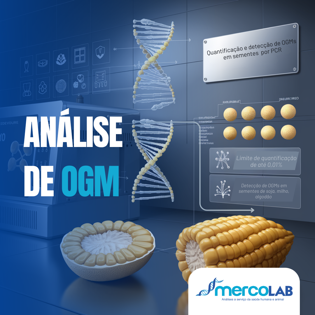 Análise de OGMs em sementes e produtos processados