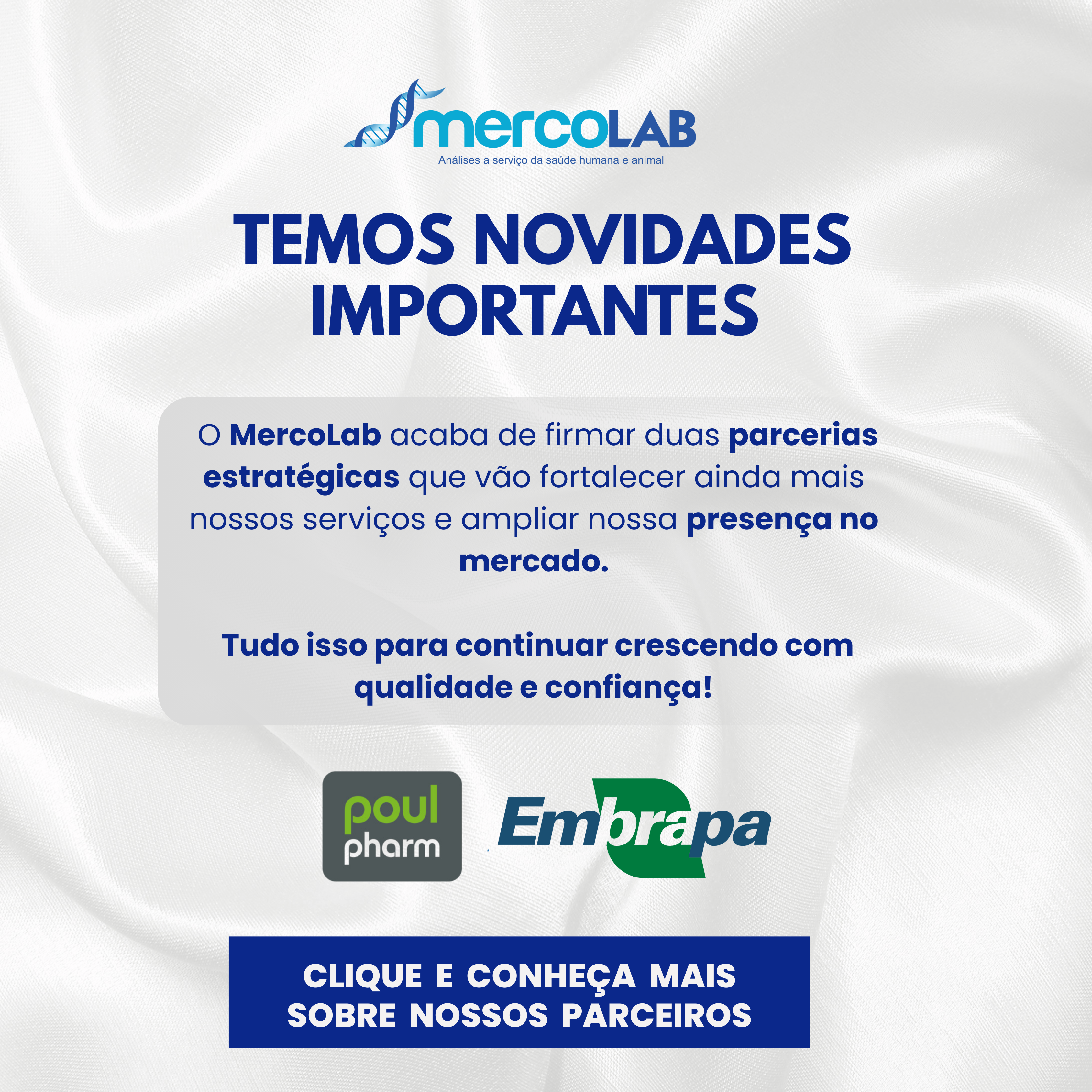 Temos novidades importantes