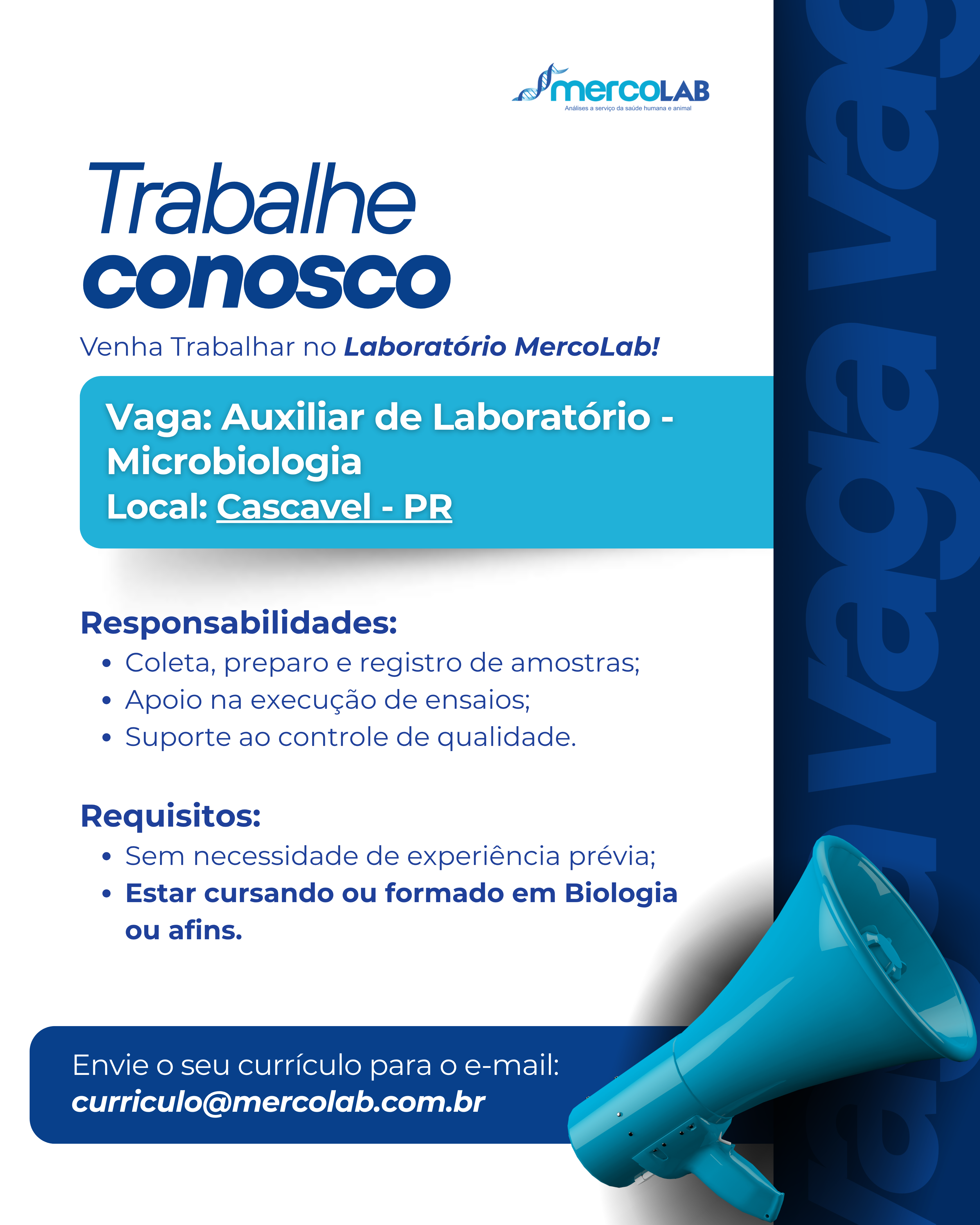 Auxiliar de Laboratório - Microbiologia