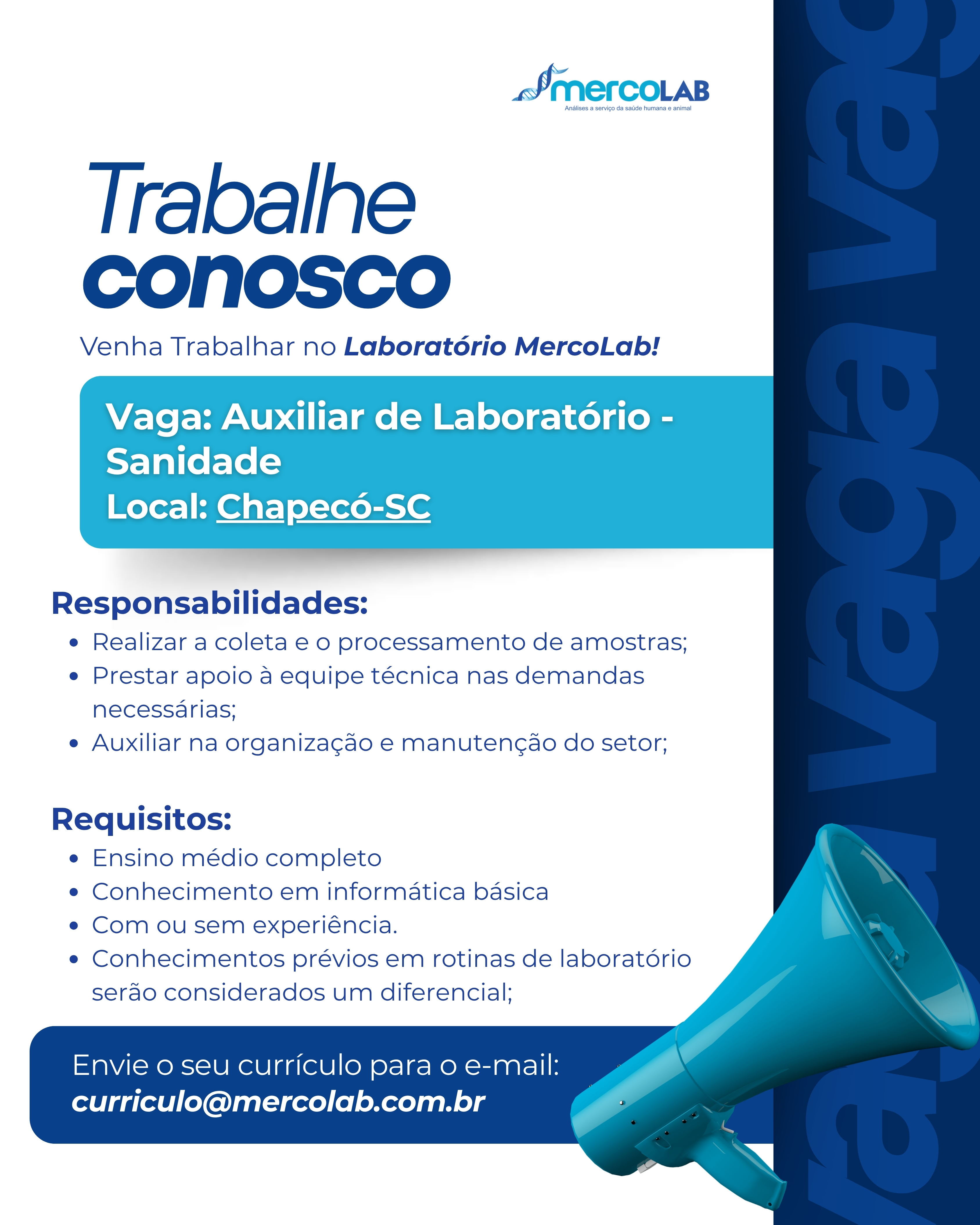 Auxiliar de Laboratório