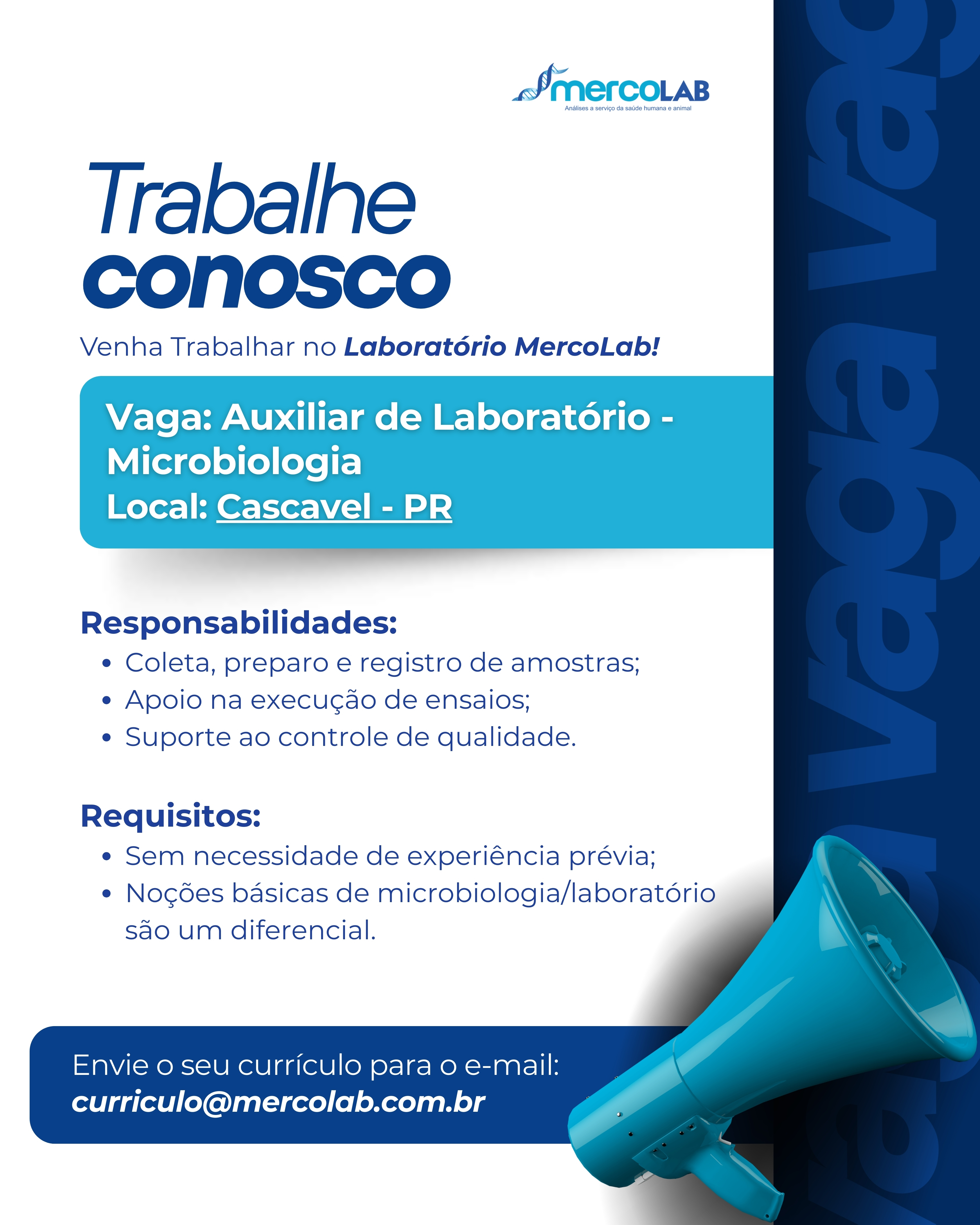 Auxiliar de Laboratório - Microbiologia